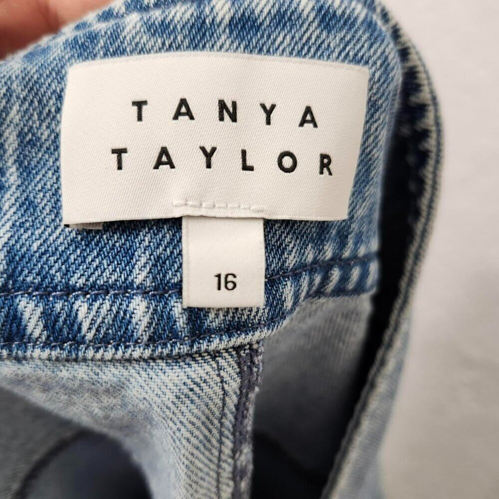 Tanya Taylor Christina Denim High-Waist Midi Skirt - Picture 6 of 7